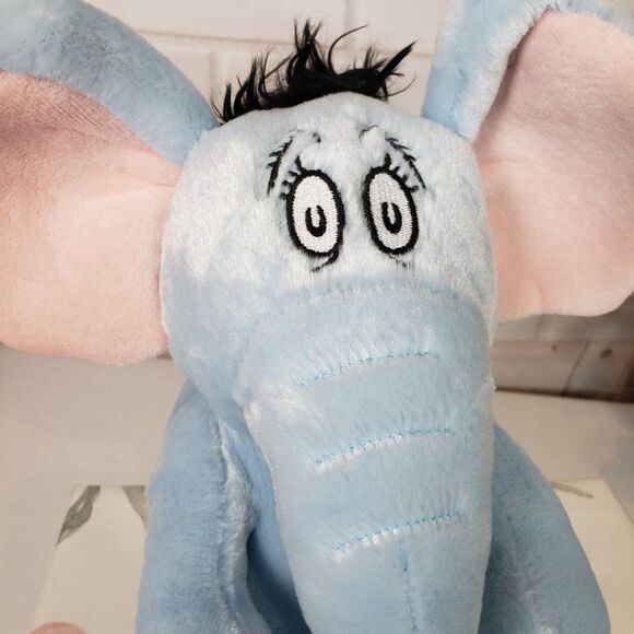 Kohls Cares Dr Seuss Horton Hears A Who Plush Blue Elephant Stuffed Animal 10" - Picture 1 of 9
